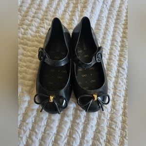 Mini Melissa Black flats size kids 10